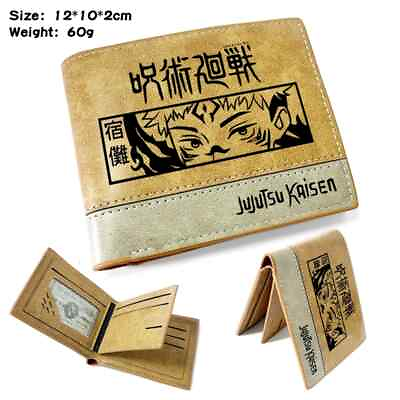 #ad WALLET anime Jujutsu Kaisen Cosplay Custom PU short wallet colorful 23