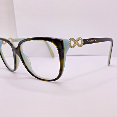 #ad Tiffany amp; Co. Authentic Eyeglasses TF 4111 B 8134 3B 57 16 MM Tortoise Gold