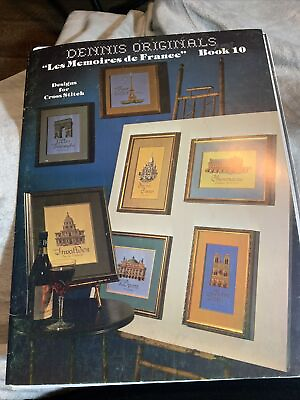 #ad quot;Les Memories de Francequot; Cross Stitch Book 10 Dennis Originals