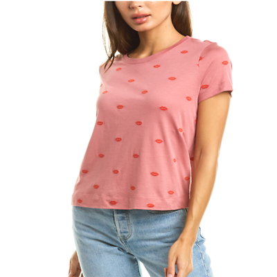 #ad Splendid Classic Embroidered Tee For the Love of It
