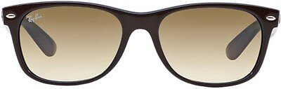 #ad Ray Ban RB2132 New Wayfarer Light Brown Gradient Sunglasses