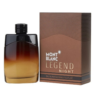 #ad Mont Blanc Legend Night 3.3 3.4 oz EDP Cologne for Men New In Box $36.83