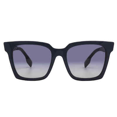 #ad Burberry Maple Blue Gradient Square Ladies Sunglasses BE4335 39884L 53