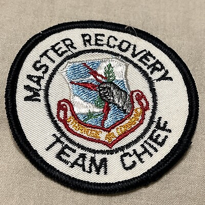 #ad AIR FORCE PATCH SAC MASTER RECOVERY TEAM CHIEF U.S. ISSUE *NICE*