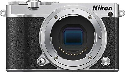 #ad Open Box Nikon 1 J5 20.8MP Digital Camera Silver Body Only
