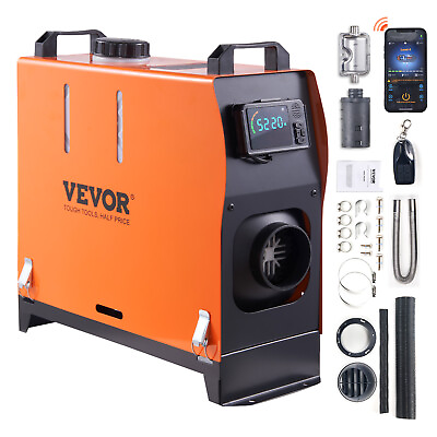 #ad VEVOR Diesel Air Heater All in one 12V 8KW Bluetooth App LCD for Car RV Indoors