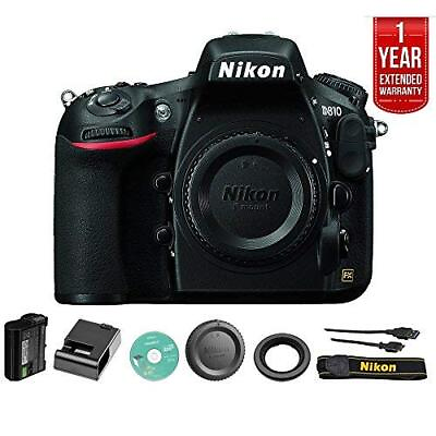#ad Nikon D810 36.3MP 1080p FX Format DSLR Camera Body Only 1542B One Year Exten