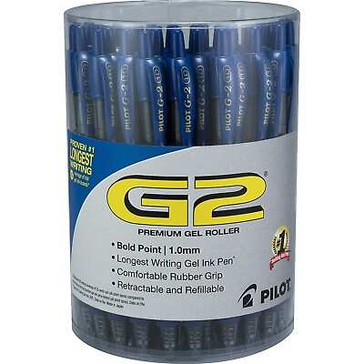 #ad Pilot G2 Retractable Gel Pens Bold Point Blue Ink 36 Pack 84099 2715733