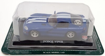 #ad Altaya 1 43 Scale Model Car IR18 Dodge Viper Blue