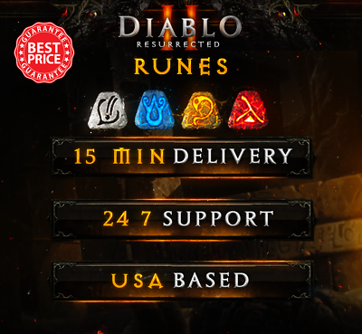 #ad Diablo 2 Resurrected LADDER D2R Runes Ohm Jah Ist Lo Vex Ber Rune 🔥 Fast amp; Safe $100.00