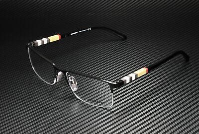 #ad BURBERRY BE1282 1001 Black Demo Lens 55 mm Men#x27;s Eyeglasses