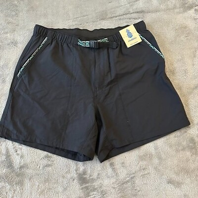 #ad NWT Chubbies Hike To River Black Shorts 5.5 Inseams Men#x27;s XL Extra Large $34.78