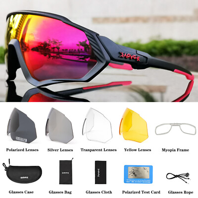 #ad Cycling Glasses MTB Bike Eyewear Running Fishing Polarized Bicycle Sunglasses