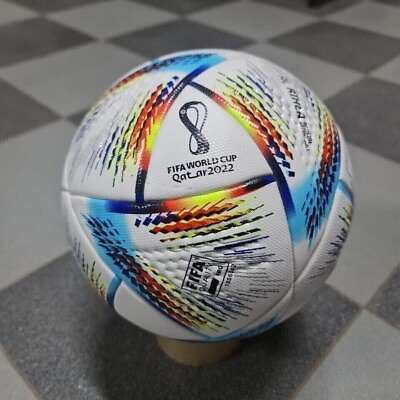 #ad Adidas FIFA WORLD CUP Qatar 2022 AL RIHLA OFFICIAL MATCH BALL PRO Size 5 New