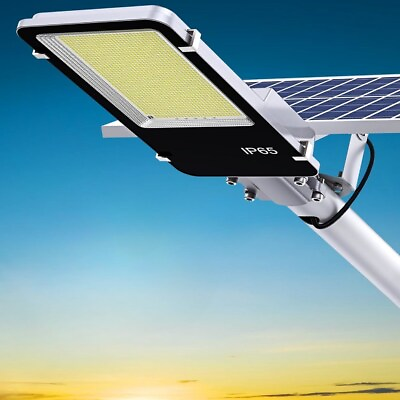 #ad 5000W 5kW Commercial Solar Street Lights Outdoor Dusk to Dawn Solar Super Bright $145.88