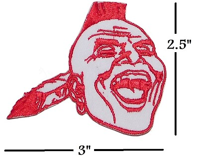 #ad Atlanta Braves FACE 3quot; Patch Iron On Logo Baseball SMALL