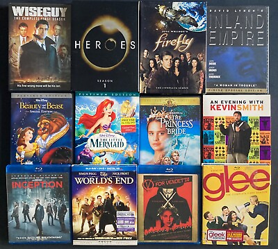 #ad BLU RAY amp; DVDs You pick discounts on multiple purchases; Disney Kubrick Lynch