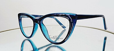 #ad Original ESSENTIAL Eyewear ES 1007 Eyeglasses 57 15 145 NEW Plastic black blue