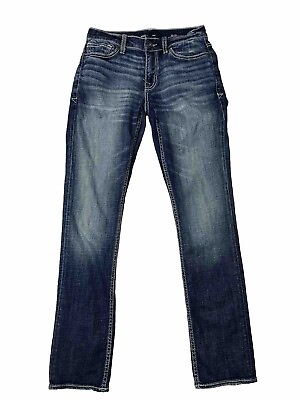 #ad BKE Alec Straight Leg Womens Low Rise Jeans Size 28x32