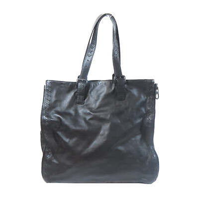 #ad BOTTEGA VENETA BV Hand Bag Calfskin Leather Black