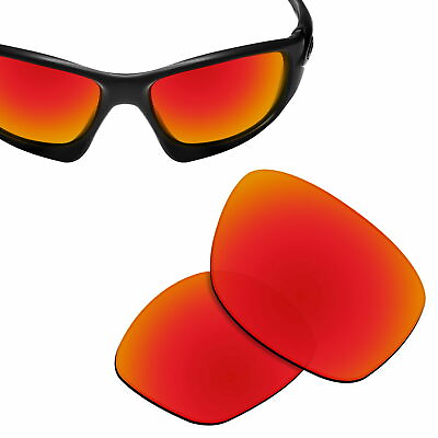 #ad Polarized Replacement Lenses for OAKLEY Ten X Sunglasses Orange Red UVAamp;UVB
