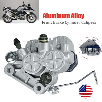 #ad Motorcycle Front Brake Caliper Lower Pump Master Hydraulic Cylinder BrakePadsry