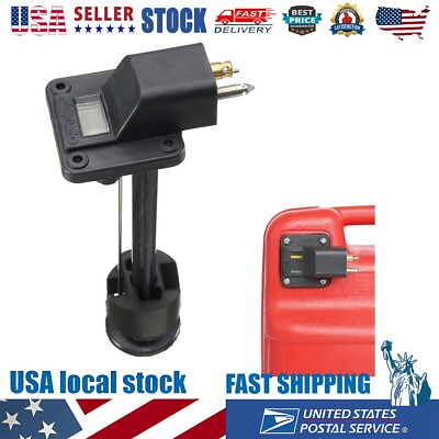 #ad 1*Boat Fuel Tank Connector With Fuel Meter Fitting Marine Outboar Oil Tank