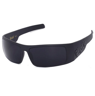 #ad Locs Mens Sunglasses Gangster Sports Matte Black LC51