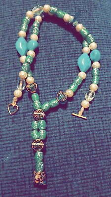 #ad Handmade beautiful turquoise necklace $10.00