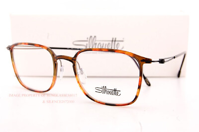 #ad New Silhouette Eyeglass Frames Lite Spirit 2926 6040 Vintage Havana Titanium