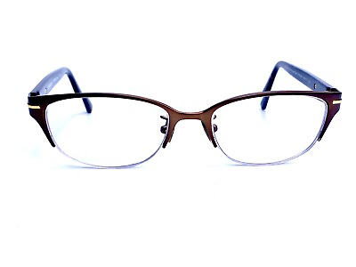 #ad Coach Brown Tortoise Cat Eye Half Rim Eyeglasses HC 5058 Jackie 9199 49 17 135