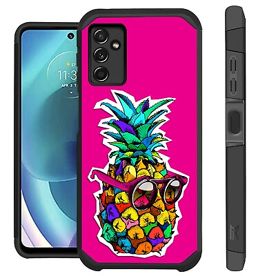 #ad FUSION Case For Samsung Galaxy A14 5G Hybrid Phone Cover PINEAPPLE SUNGLASSES