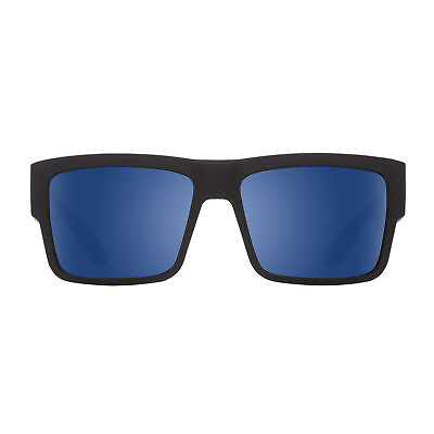 #ad Spy Optic Cyrus Soft Matte Black Sunglasses Happy Dark Gray Green Polar