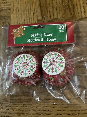 #ad Christmas Cupcake Muffin Baking Cups