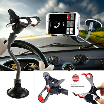 #ad Universal Car Windshield Mount Holder Foldable GPS Clip Bracket For All Phone