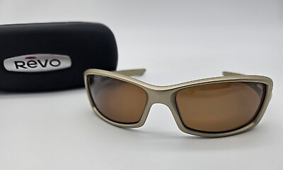 #ad REVO Sunglasses 4039 RED POINT Bronze Frame Platinum Lenses RE4039 06