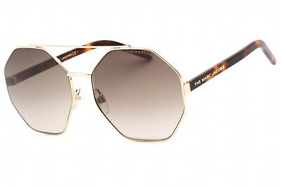 #ad Marc Jacobs Women#x27;s 61mm Gold Havana Sunglasses MARC524S 006J HA