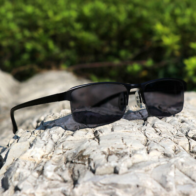 #ad Mens Transition Photochromic Reading Glasses Metal Half Frame Sunglasses 0 4.0