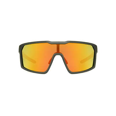 #ad UV Protection Durable Scratch Resistant Mens Shield Gunmetal Sunglasses