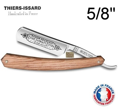 #ad Thiers Issard Evide Sonnant Extra 5 8quot; Straight Razor Oak Wood Scales France