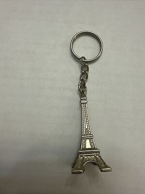 #ad Eiffel Tower keychain NWT Metal souvenir from Paris Las Vegas Hotel amp; Casino