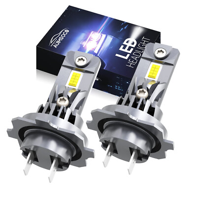 #ad 2x H7 LED Super Bright Headlights Kit High Low Beam Bulbs 10000LM 6500K White