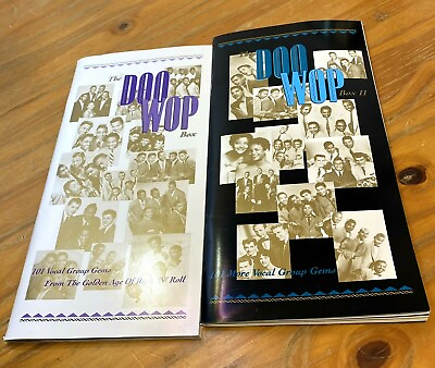 #ad 2 Vintage Doo Wop Rhino Recods BOOKS ONLY