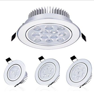 #ad Dimmable LED Ceiling Light Recessed Downlight Spotlight 110 240V Round 9 21 15W $7.59
