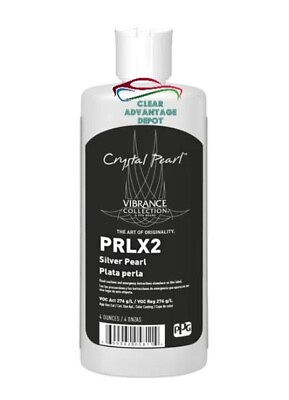 #ad Prlx2 PPG Vibrance Crystal Silver Pearl 4 Ounce