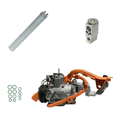#ad RYC Reman Complete AC Compressor Kit AD 0610 Fits Civic Hybrid 1.3L 06 11
