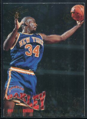 #ad 1994 Topps Stadium Club Charles Oakley #20 New York Knicks