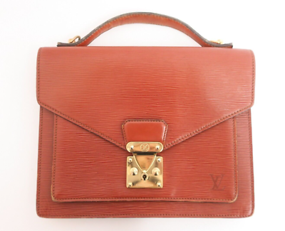 #ad Authentic Louis Vuitton Monceau Epi Bag #19404