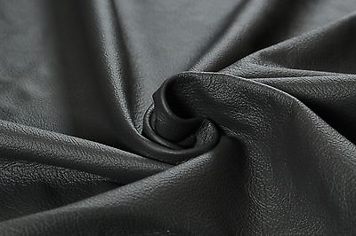 #ad Black Leather Cowhide Remnant 15quot; x 15quot; AB18