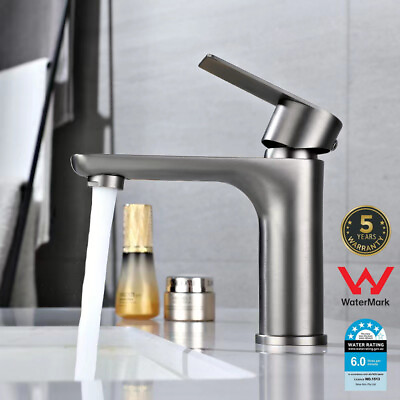 #ad Sink Basin Faucet Mixer Tap Bathroom Tap Kitchen Faucet Gun Grey Stainless Steel